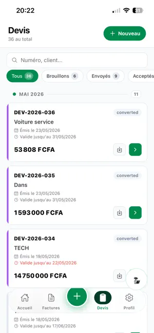 FacturePro CI screenshot 2