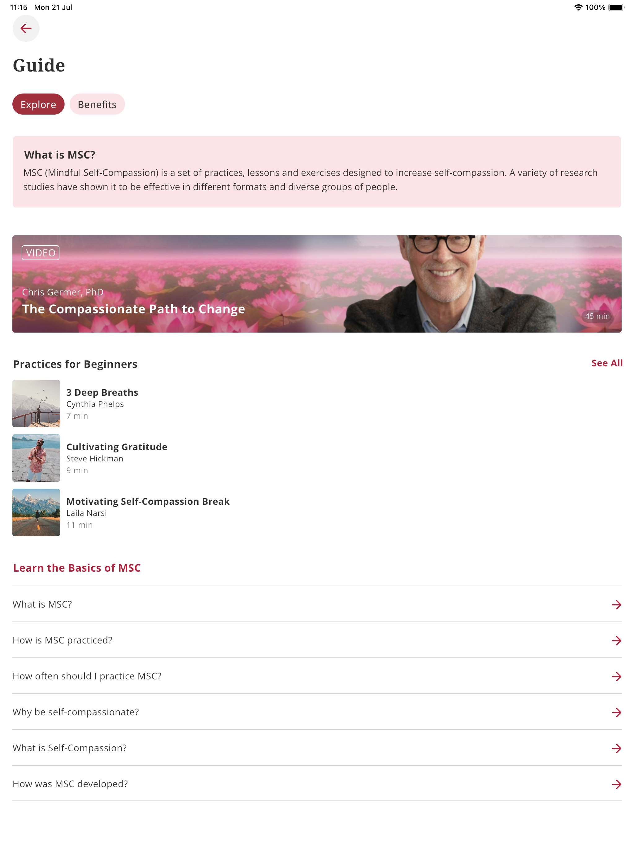 Practice Self-Compassion screenshot 6