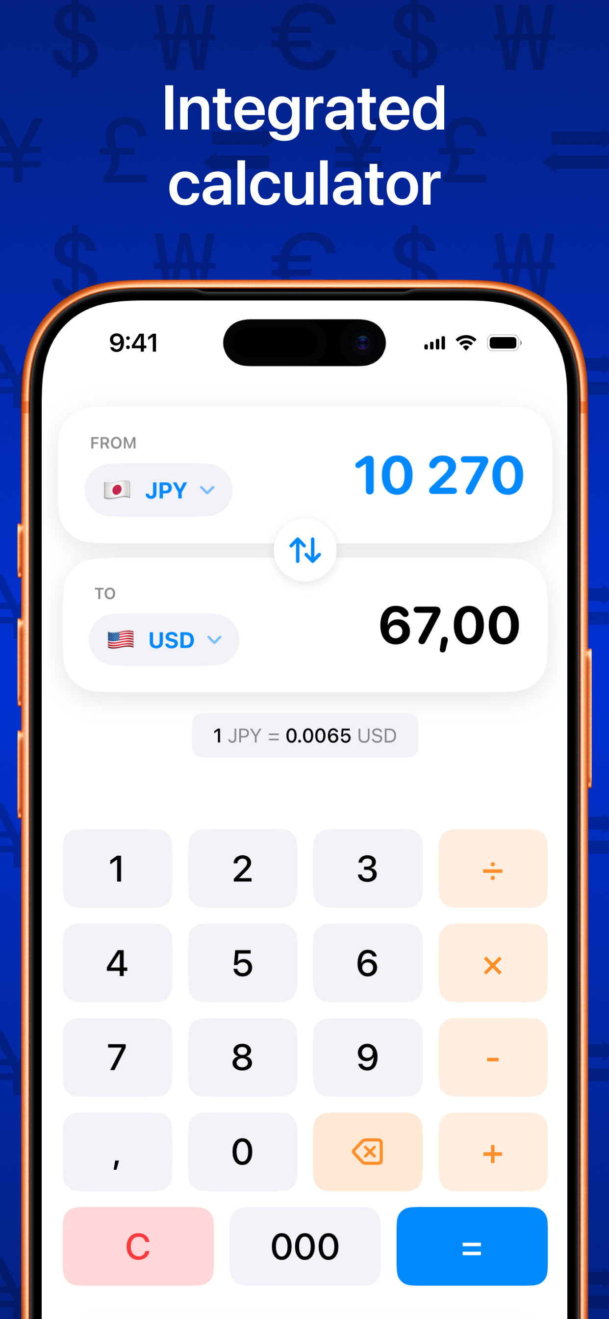 Currency converter: Xrate screenshot 5