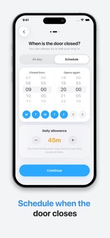 App Blocker: Bernie Bouncer iPhone screenshot