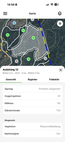 Billerud Skog screenshot