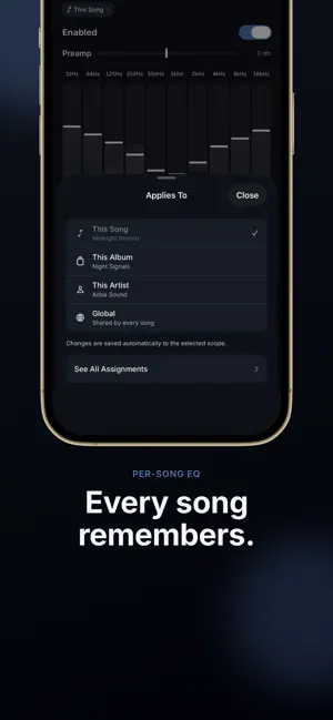 eqIos - EQ Music Player screenshot 3