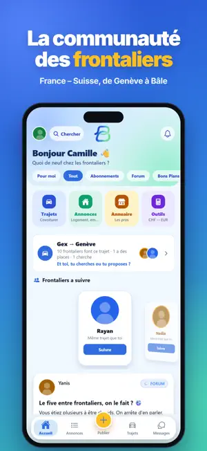 Border - Frontaliers Suisse screenshot 1
