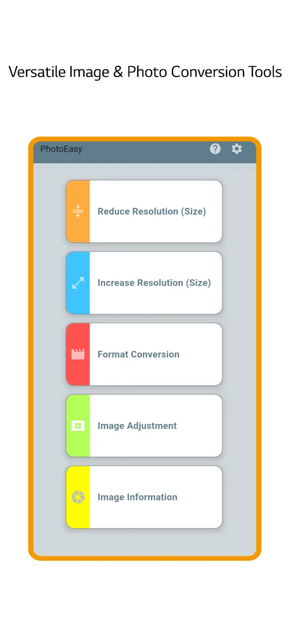 Screenshot #1 pour PhotoEasy Converter
