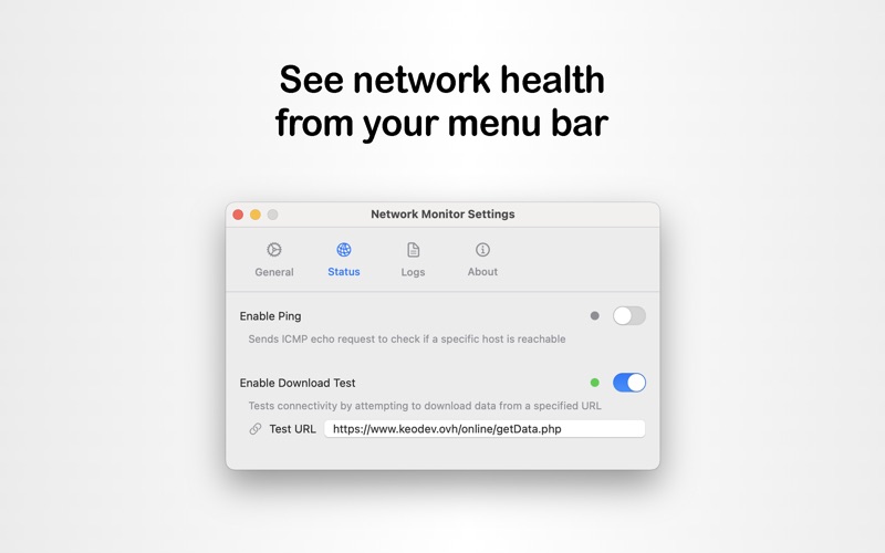Online Offline app screenshot