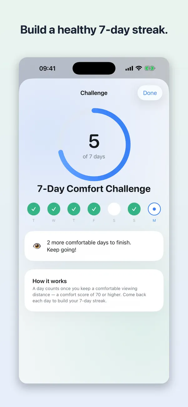 Eye+: Eye Care & Distance screenshot