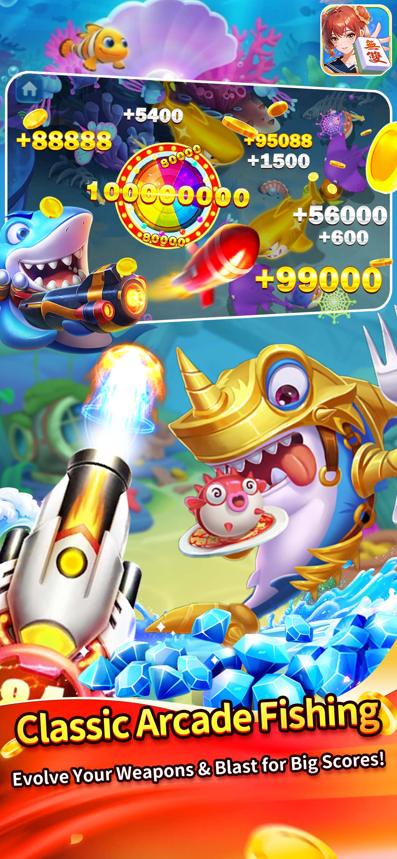 Warriors Mahjong: Slots Casino