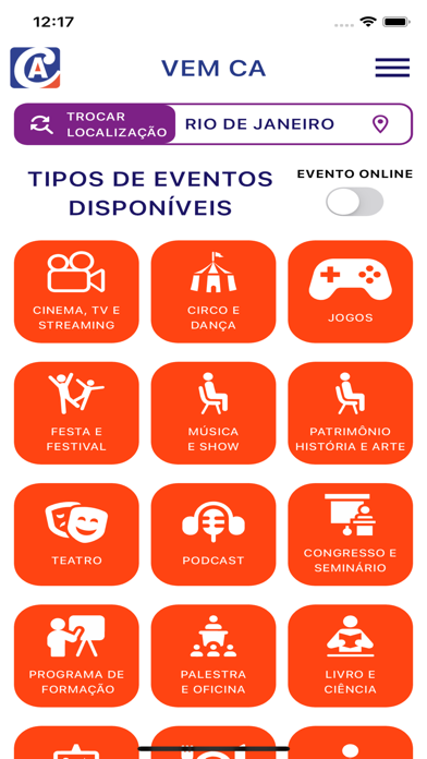 Vem CA - Cultura Acessível Screenshot