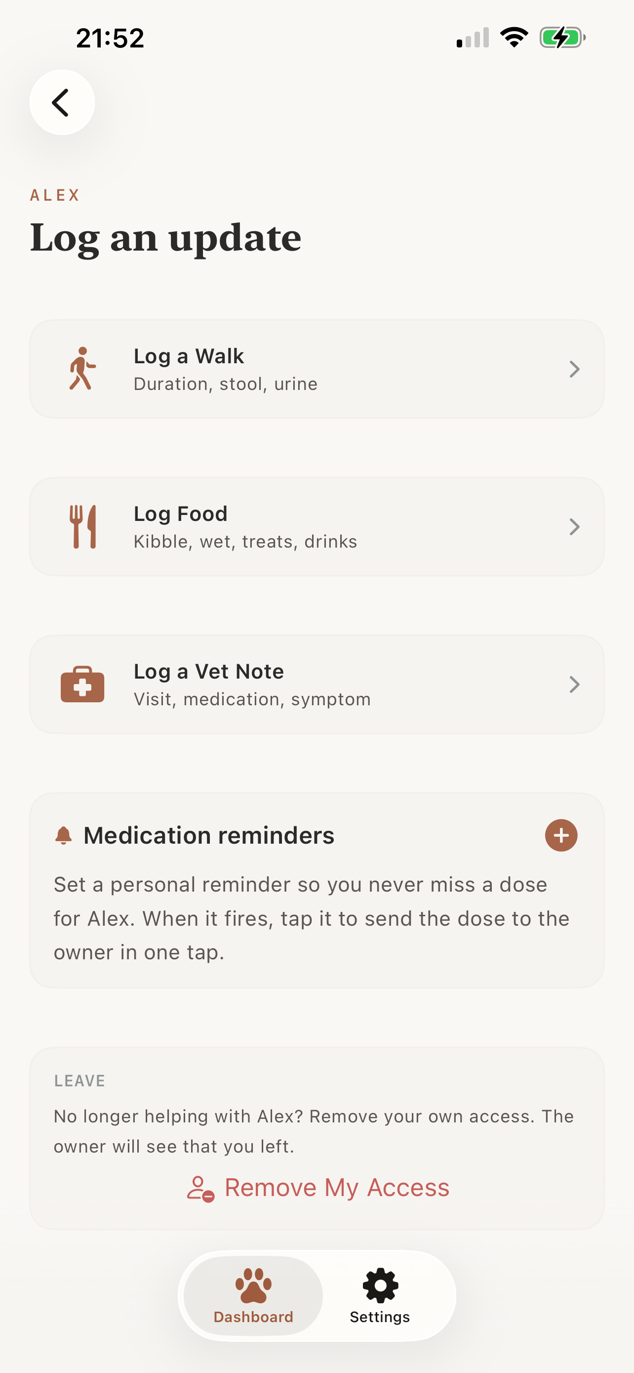Aevia Pup Partner: Caregivers screenshot 5