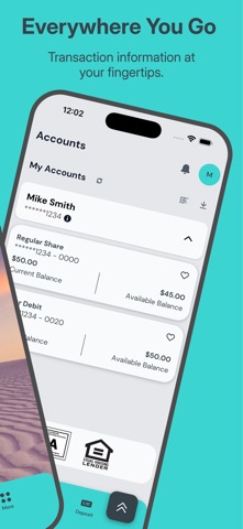 White Sands FCU Mobile Banking iPhone screenshot