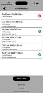 Foodies Organic Rewards screenshot 6