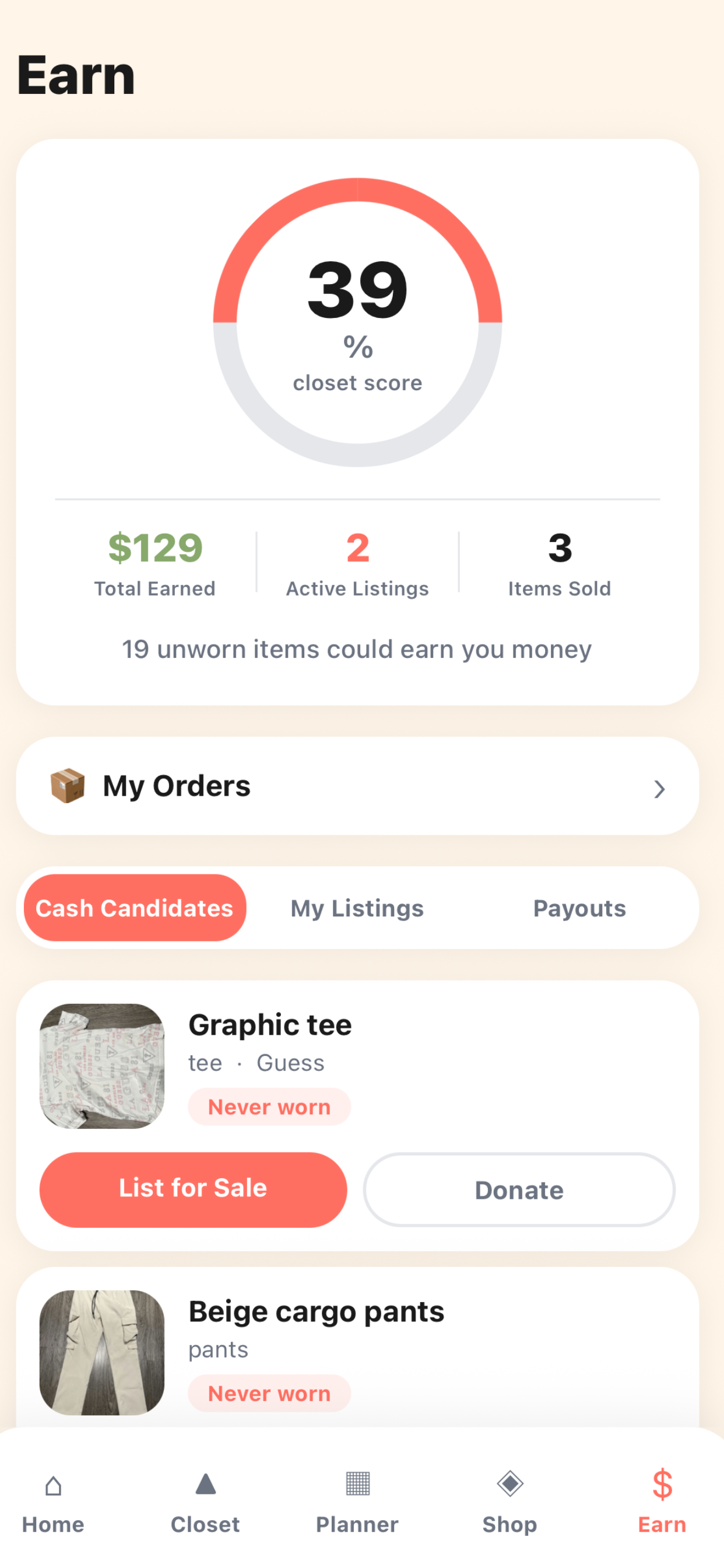 Outfitted: Wear. Shop. Earn.