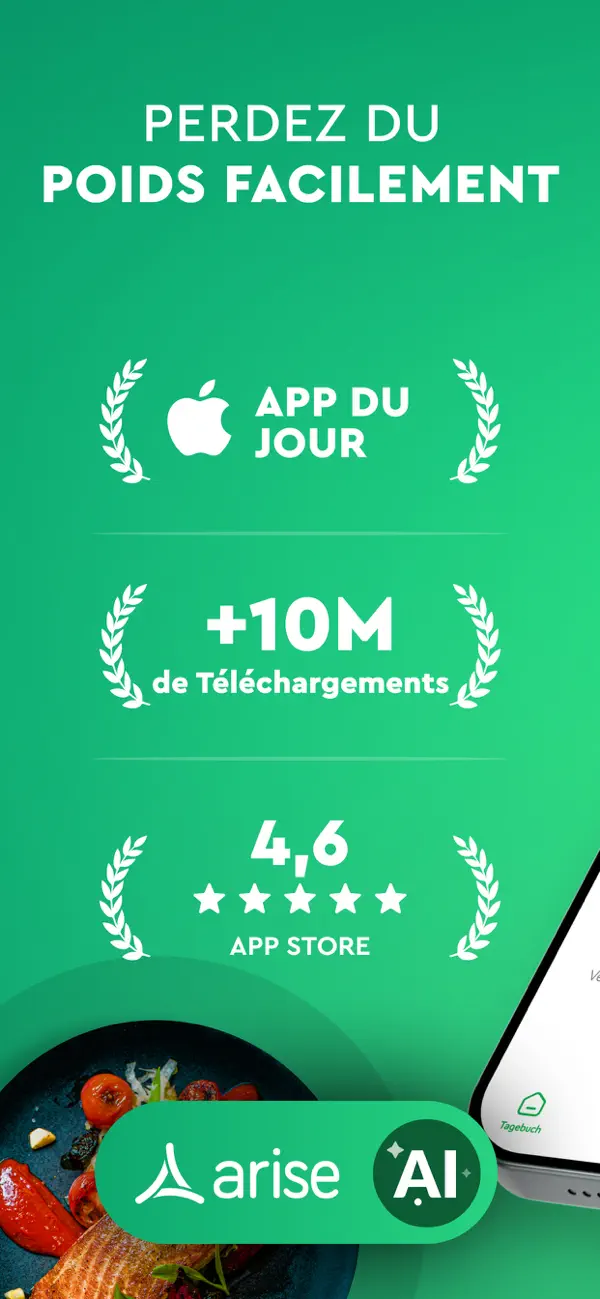 Screenshot #1 pour Calcul calorie, proteine Arise