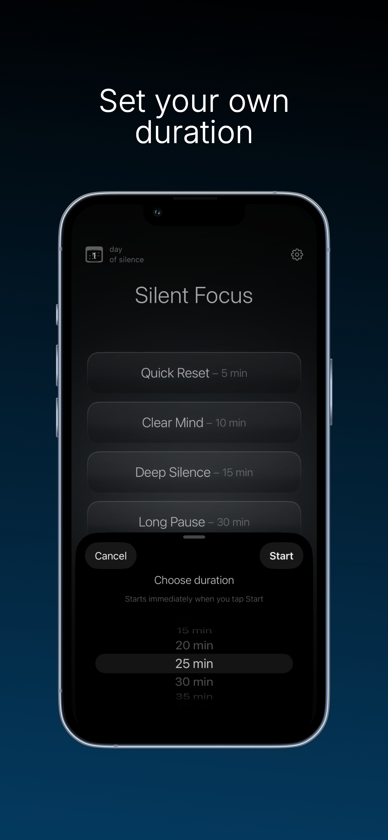 Silent Focus: Silence Timer screenshot 3