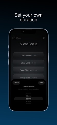 Silent Focus: Silence Timer screenshot