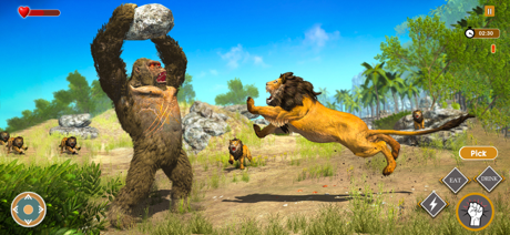 Giant Bigfoot Gorilla Rampage screenshot 3