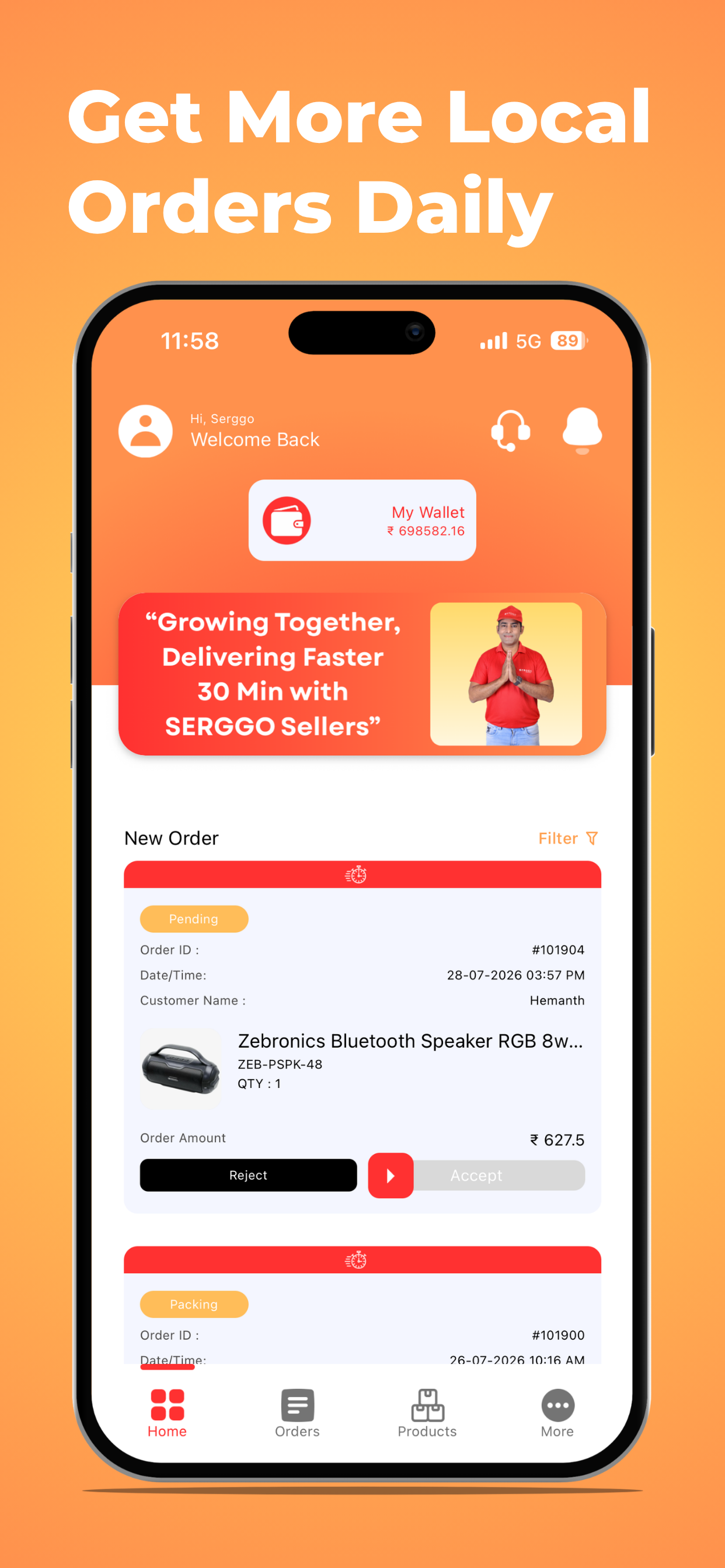 Serggo: Super Seller App screenshot 2