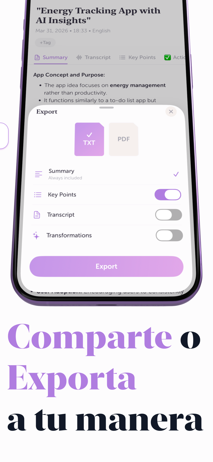 Auro Transcribir Audio Resumen screenshot 6