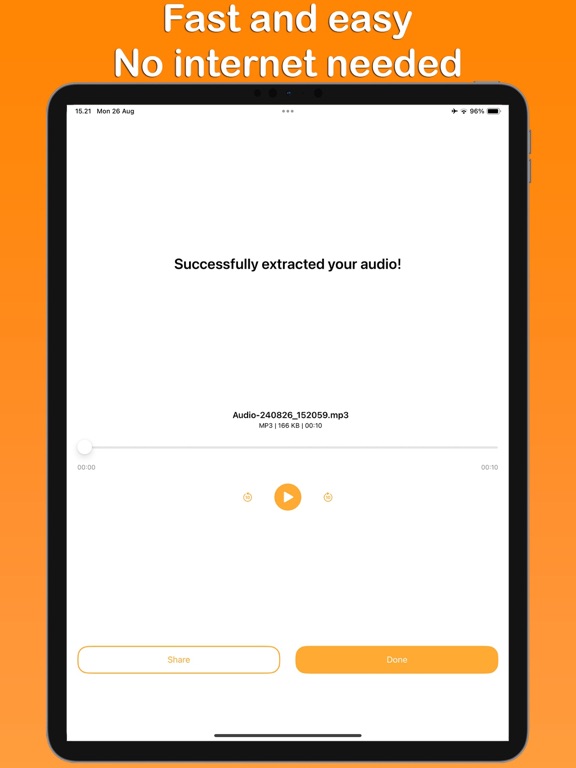 Screenshot #5 pour Audio Extractor