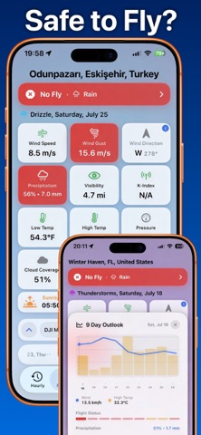 Погода дрона - Weather4Fly iPhone screenshot 4