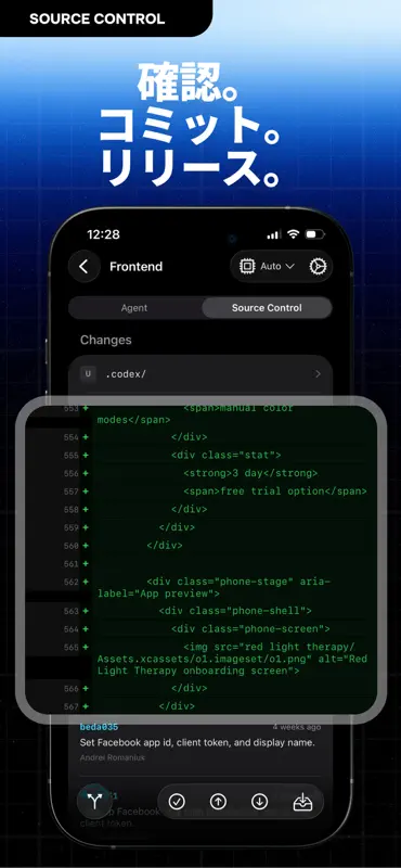 Mobile IDE for Codex AI GPT screenshot 8 of 8