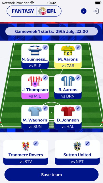 Fantasy EFL Official Screenshot
