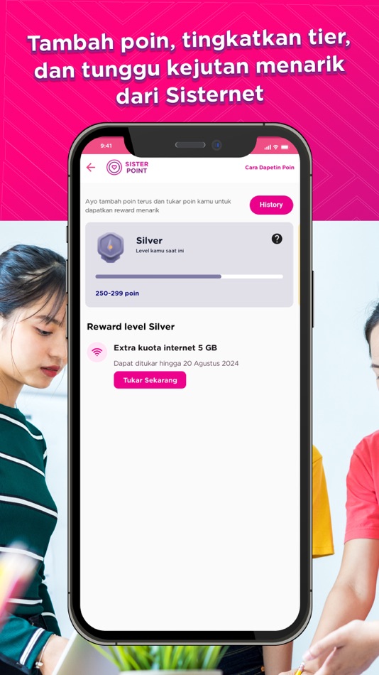 #4. Sisternet (iOS) 由: PT XL Axiata Tbk