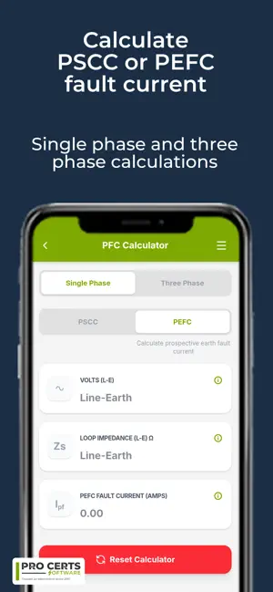 Fault Current Calculator (PFC) screenshot 1