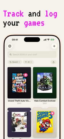Video Game Tracker - Cartridge iPhone screenshot
