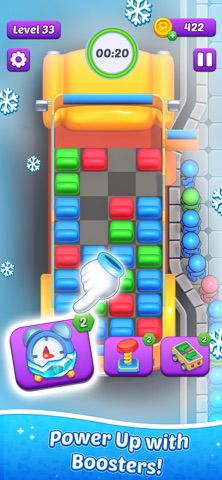 Seat Rush: 3D Sort Puzzle iPhone screenshot