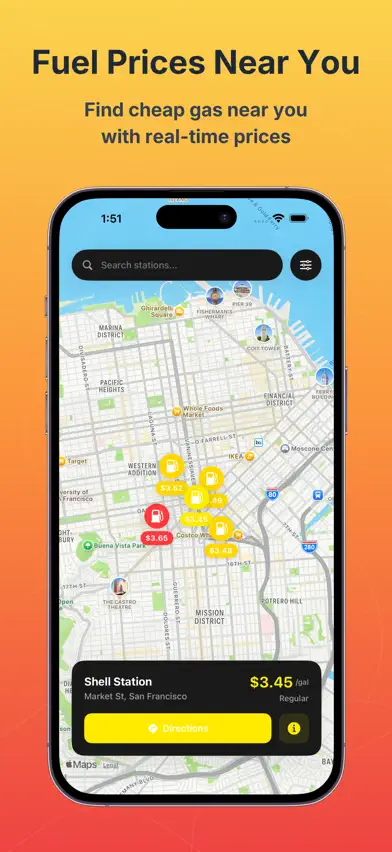 FuelUp - Gas Prices & Savings screenshot 1