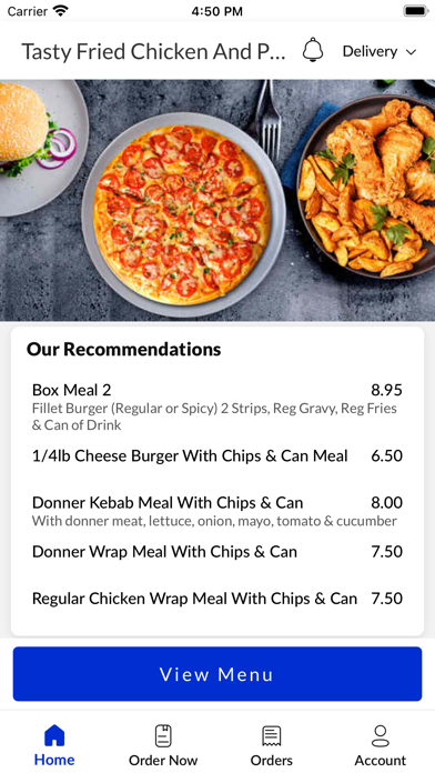 Screenshot #2 pour Tasty Fried Chicken And Pizza