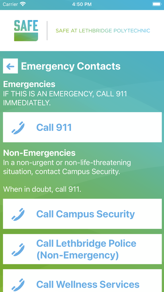 #1. SAFE at Lethbridge Polytechnic (iOS) 게시자: Lethbridge College