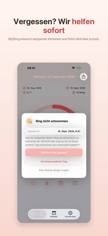 MyRing - Verhütungsring screenshot 6 of 9