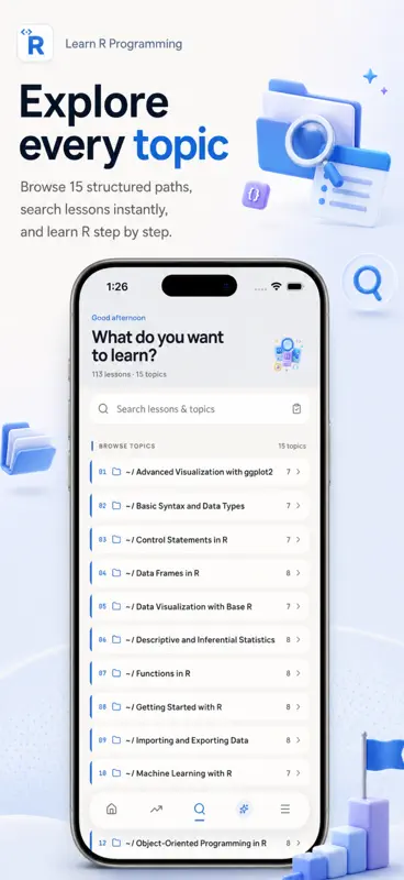 Learn R Programming - Mastery screenshot 8 of 10