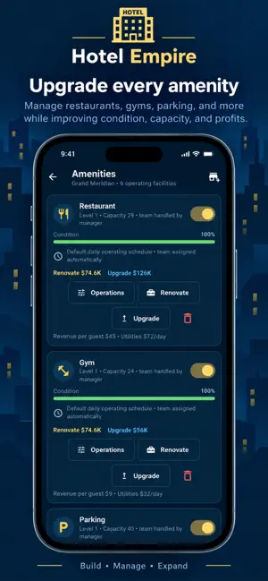 Hotel Empire: Tycoon Manager screenshot 4