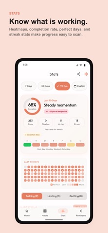 Forge: The Habit Tracker iPhone screenshot