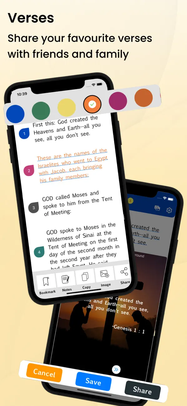 Screenshot #2 pour Holy Bible Message Bible (MSG)