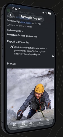 IceClimb.org screenshot