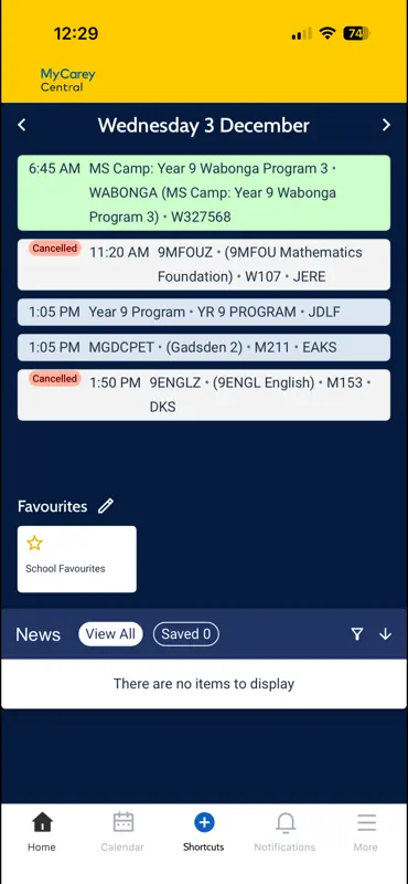 MyCarey – Central screenshot 2 of 3