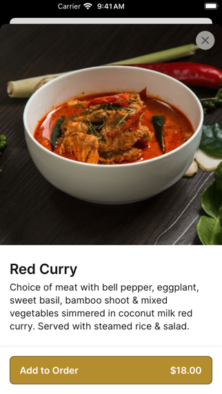 My Thai Foods iPhone screenshot 4 - Food & Drink app