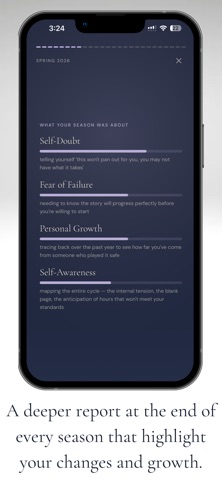 Becoming: A Journal for Growth iPhone screenshot