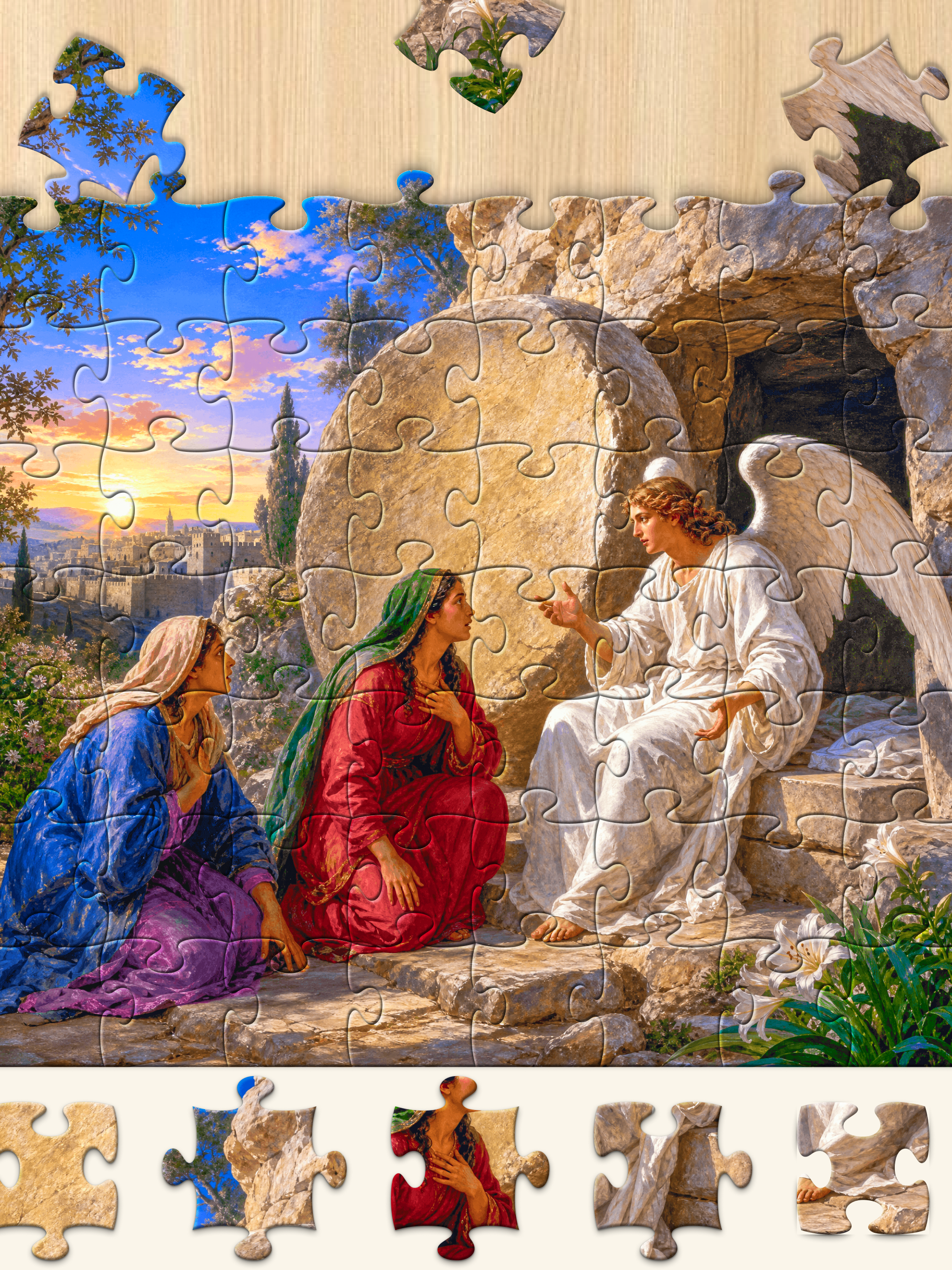 Bible Jigsaw Puzzle: Calm Game screenshot 15