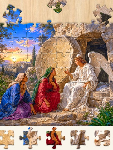 Bible Jigsaw Puzzle: Calm Game iPad screenshot
