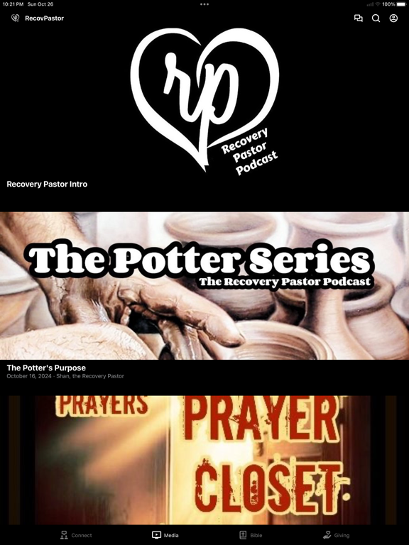 Recovery Pastor Podcast iPad screenshot