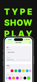 Phone Sign - LED Banner screenshot