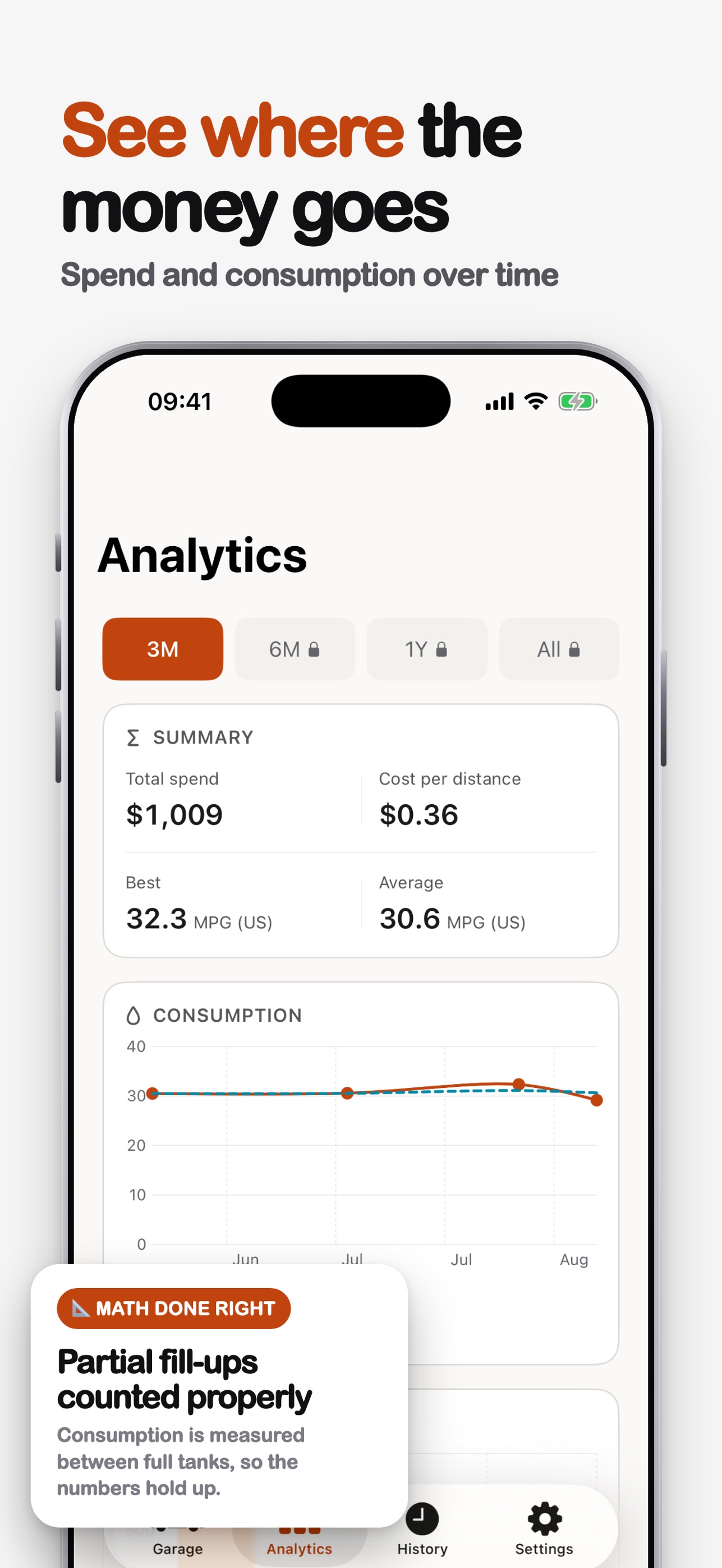 Screenshot 3 of Garagio Fuel & Service Costs