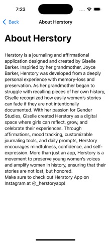 Herstory App screenshot