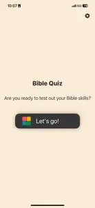 Bible Quiz App Game screenshot #1 for iPhone