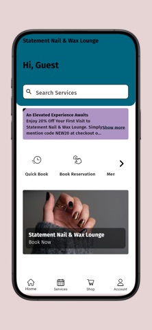 Statement Nail & Wax Lounge screenshot